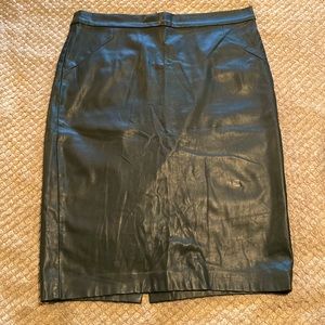 Bar III faux leather pencil skirt